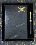 Replica Mont Blanc Business Notebook and Black Rollerball Pen Set Best Gift